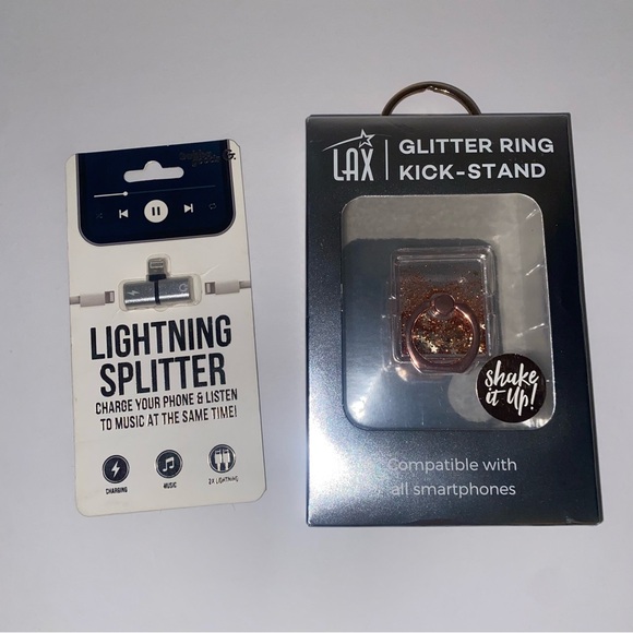 Glitter Ring Kick-Stand - Rose Gold - Picture 1 of 2